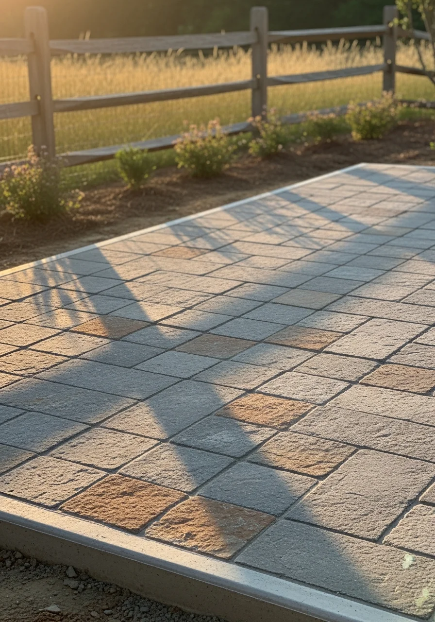 Professional hardscape and stone work on a Mount Airy residential property
